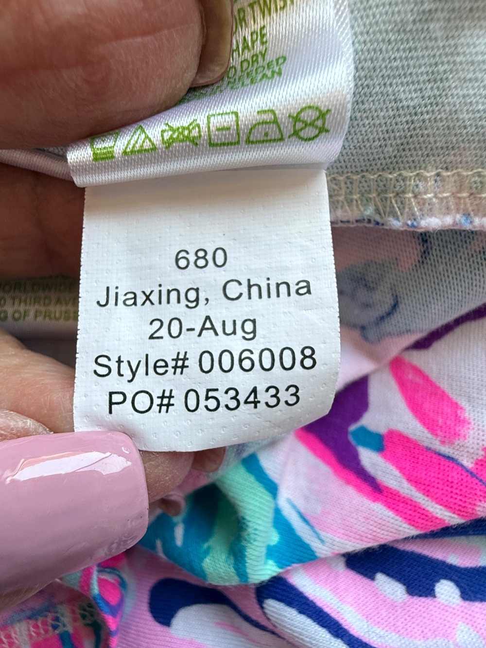 Lilly Pulitzer Loro Pink Patchwork Floral Tiered Cotton Maxi Dress Size M - Picture 14 of 15